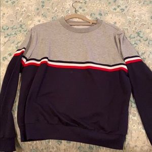 Sweatshirt grey and blue